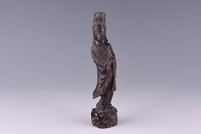 Wooden statue of Guanyin